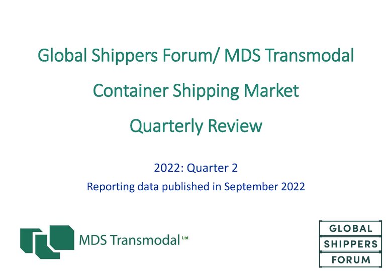 (20 septembre 2022) Retournement de tendance dans le transport maritime international de conteneurs